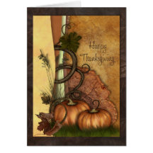 Pumpkin Patch Thanksgiving Card