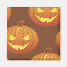 Pumpkin Pattern Magnet