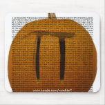 Pumpkin Pi, 3.14159265358979323846264338327950... mousepads