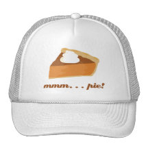 Pumpkin Pie - mmm . . . pie! Mesh Hat