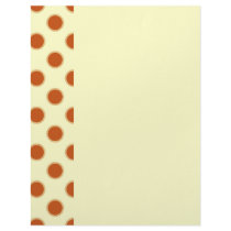 Pumpkin Pie Pattern. Personalized Letterhead
