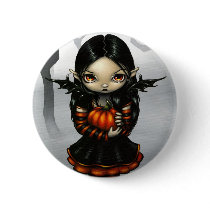 "Pumpkin Pixie" Button