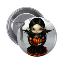 "Pumpkin Pixie" Button