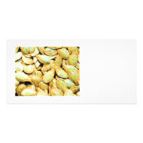 Pumpkin Seeds Custom Photo Card