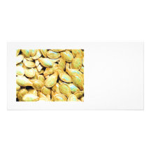 Pumpkin Seeds Custom Photo Card