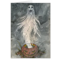 "Pumpkin Shriek" Blank Card