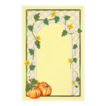 Pumpkin Trellis Stationery Paper