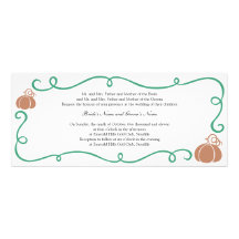 Pumpkin & Vine Invitation