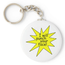 Punch Your Face Key Chain