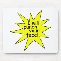 Punch Your Face Mouse Pads