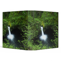 Punchbowl Falls on Eagle Creek, Columbia River Vinyl Binder