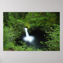 Punchbowl Falls on Eagle Creek, Columbia River Print
