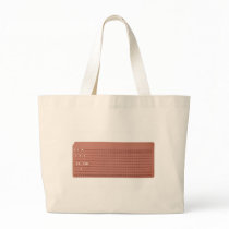 punched card canvas bag