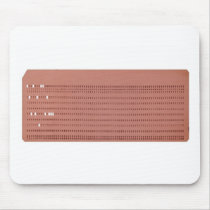 punched card mousepad