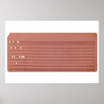 punched card posters
