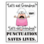 Punctuation Saves Lives - Women's Tee t-shirts