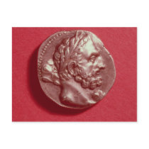 Punic coin bearing the head of Hamilcar Barca Postcards