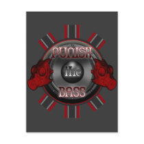 PUNISH the BASS DnB Dub Dubstep hardstyle DJ Post Card