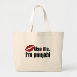 Punjabi Kiss Tote Bags