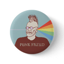Punk Freud Button