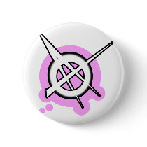 punk girls ANARCHY PUNK ROCK music Pinback Buttons