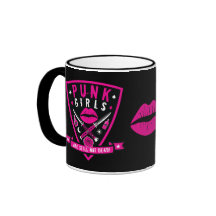 Punk Girls are still not dead! mug - black
