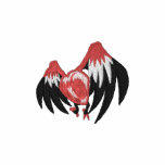 Punk Goth Winged Heart SMALL