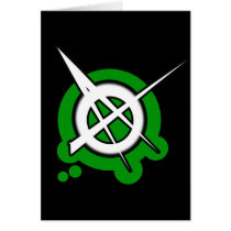 punk guys girls ANARCHY PUNK ROCK music Greeting Card