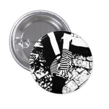 punk hearted badges avec agrafe