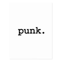 punk. post card