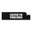 PUNK ROCK guy girl punker punk rocker punks music bumper stickers