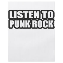 PUNK ROCK guy girl punker punk rocker punks music Personalized Flyer