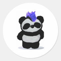 Punk Rock Panda Stickers