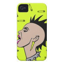Punk rock Sista Coque iPhone 4