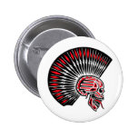 Punk Rocker Skull Tattoo Pinback Buttons