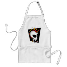 PUNK SKULL-2 TABLIERS