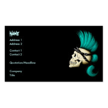 Punk Skull Business Card