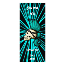 Punk Skull Personalized Invitation