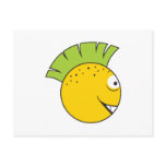 Punk Smiley Face postcards
