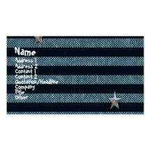 Punk Stars gothic Business Card