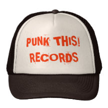 Punk This! Records Brown/Orange Trucker Hats
