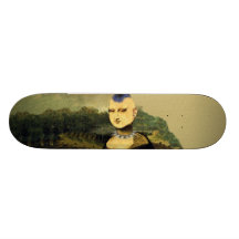 Punka lisa Street Art skateboard
