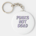 Punks Not Dead by Chillee Wilson Key Chains