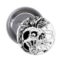 Punkskull Button