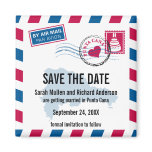 Punta Cana Air Mail Wedding Save the Date magnets