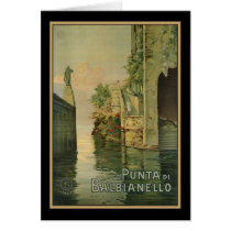 Punta di Balbianello Lago di Como Greeting Card