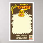 Puppet Cowboy Circus 1938 WPA posters