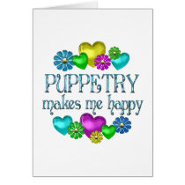 Puppetry Happiness cards
