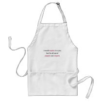 PUPPETS AND CRAYONS APRON