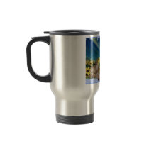 PUPPIES AND FLOWERS (GOLDEN RETRIEVERS) MUGS